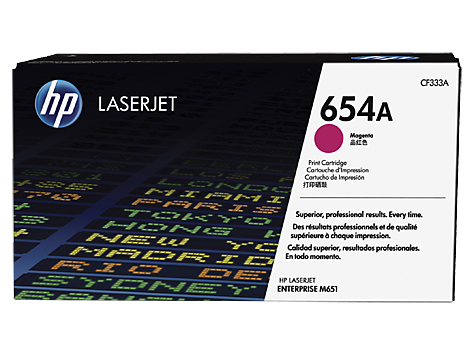 HP 原廠碳粉匣 紅色 CF333A (654A) 適用: M651dn