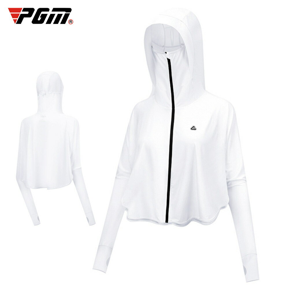 PGM夏季新品 高爾夫服裝 女士連帽防曬衣 遮陽衫 速乾透氣YF329