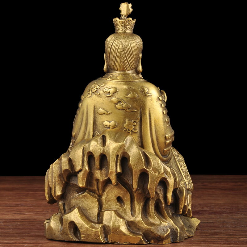 純銅太上老君神像三清道祖神像元始天尊仙家供奉道教祖師銅像擺件| 協貿
