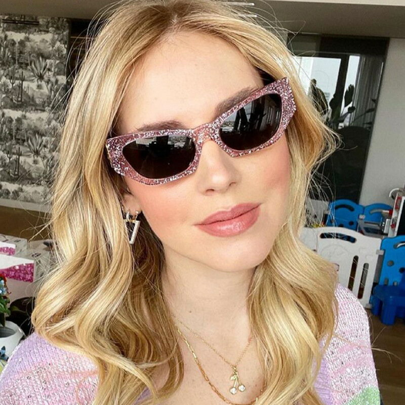 95306 新款歐美女士sunglasses 潮流小框太陽鏡UV400墨鏡