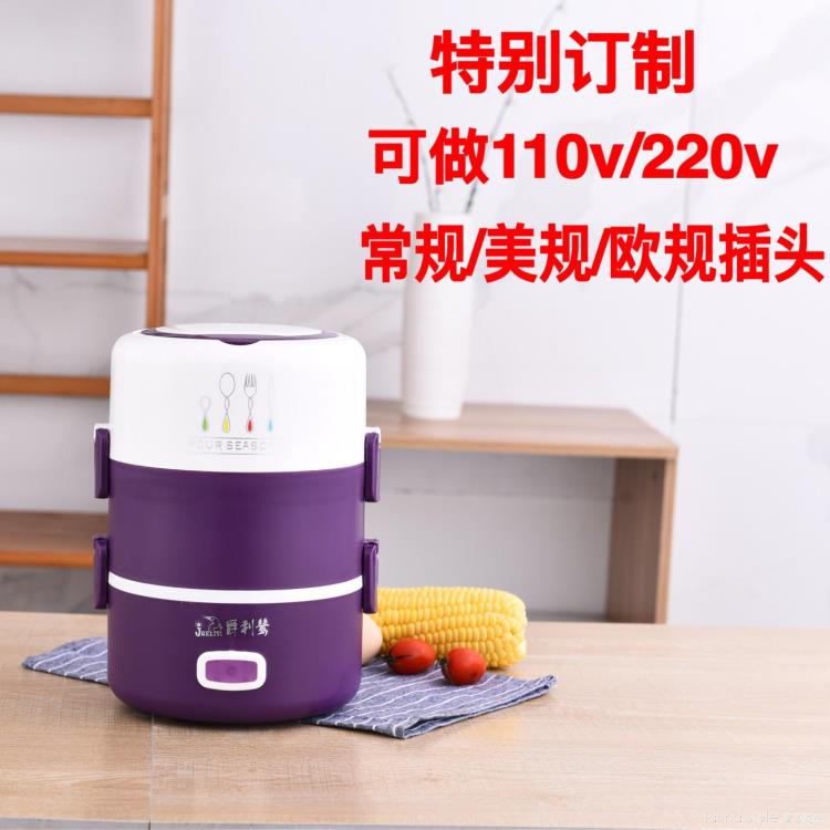 【樂天新品】保溫加熱電加熱飯盒蒸煮功能禮品110V