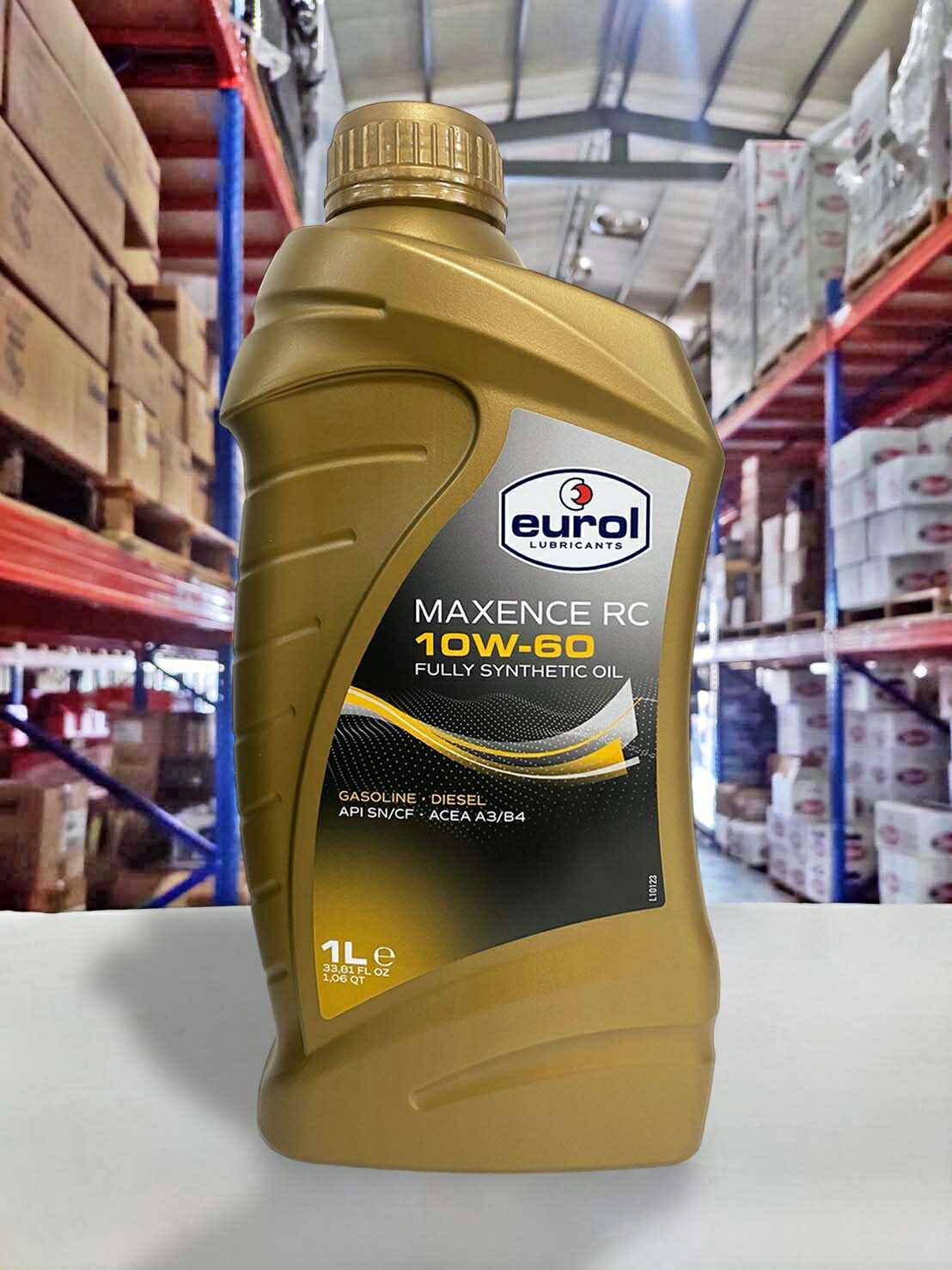【4%點數】『油工廠』荷蘭 EUROL MAXENCE RC 10w60 競技級 全合成機油 SM 高轉 渦輪【樂天APP下單限定】
