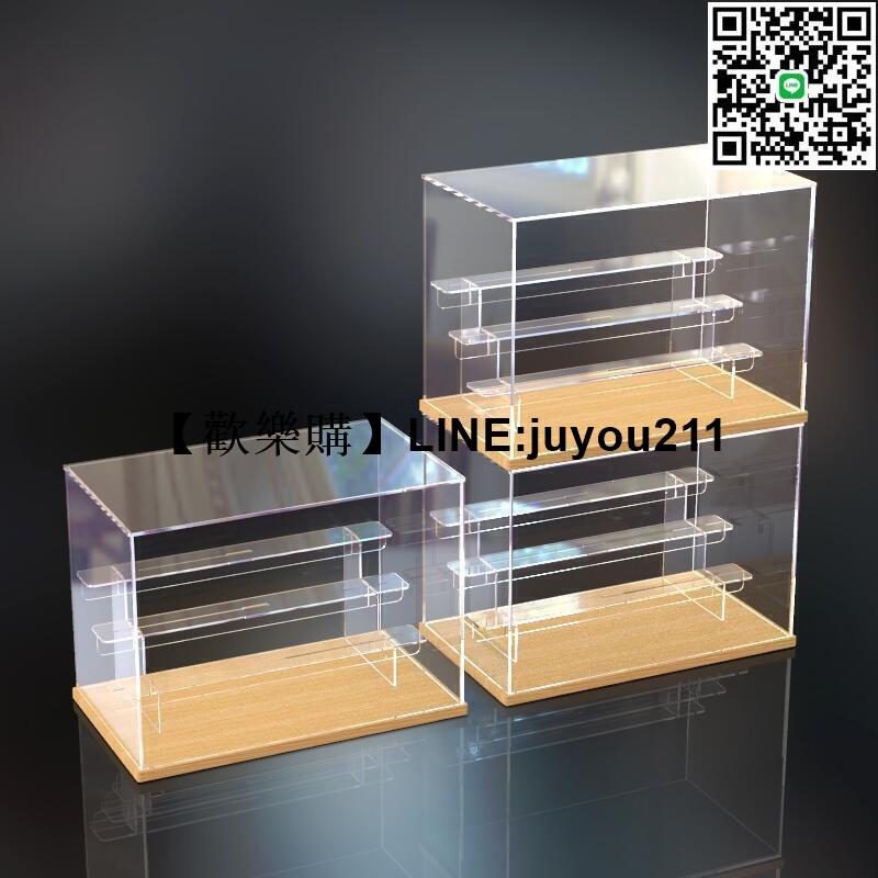 [聚優]泡泡瑪特展示盒盲盒架子收納手辦娃娃樂高模型透明防塵櫃亞克力罩