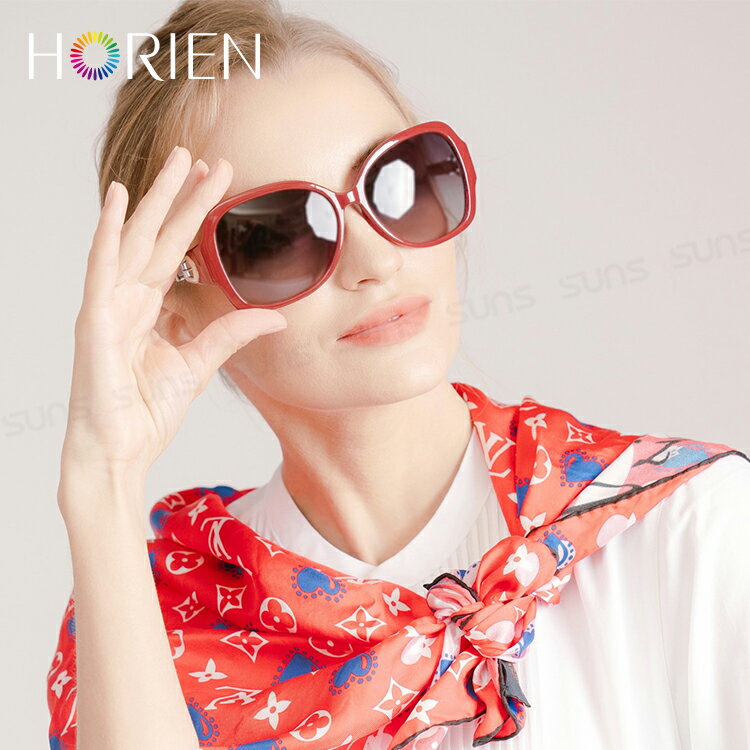 HORIEN海儷恩 時尚簍空結扣淑女偏光太陽眼鏡 抗UV400 (HN 1212 E02) 3