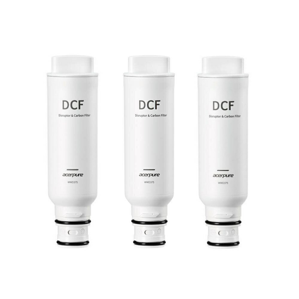 【acerpure】Aqua DCF微米電吸附濾芯 WWD375(三入一組)(適用WP333-20W)