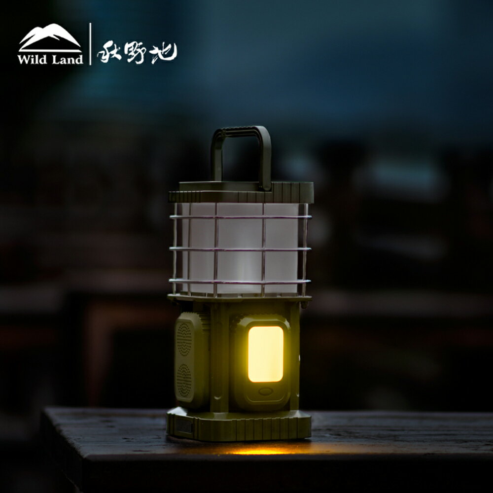 【MRK】 秋野地 原上光 軍綠 帳篷燈 掛燈 驅蚊燈 氣氛燈 音響燈 帳篷燈 露營燈 LED照明 電池營燈 2