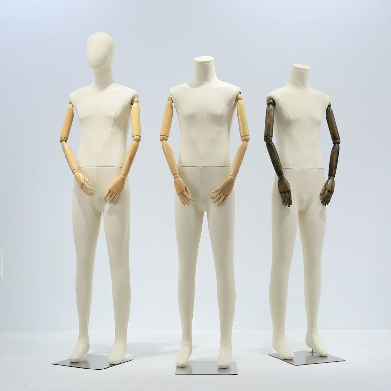 免運 可開票 超低價 潮牌男裝店同款模特道具男女全身包布模特架服裝店櫥窗人體展示架 快速發貨