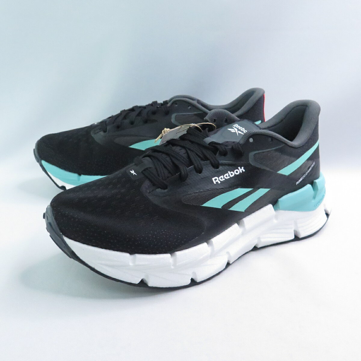 REEBOK 100210247 Floatzig Symmetros 男 慢跑鞋 黑x藍綠【iSport愛運動】