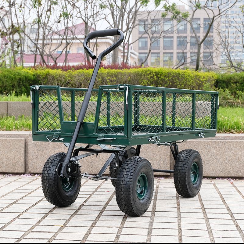 免運 搬運車 手推車 拉貨車 平板車 四輪拖車折疊小推車貨車網車老虎載重王家搬運車運貨車牽引平板車 快速出貨