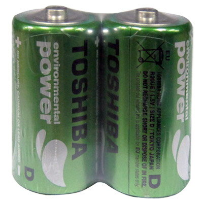 【史代新文具】TOSHIBA 1號 D 環保電池