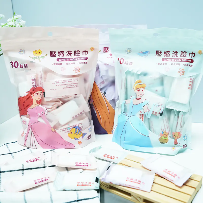 Disney 迪士尼壓縮洗臉巾 30入/包 (現貨) ❤️ㄚ比小鼻❤️ 3