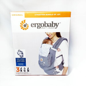 【onemore】ergobaby 爾哥寶寶 原創款 背巾背帶 歡樂組 背巾+心型保護墊 (銀河灰) 美國代購 正品 ergo