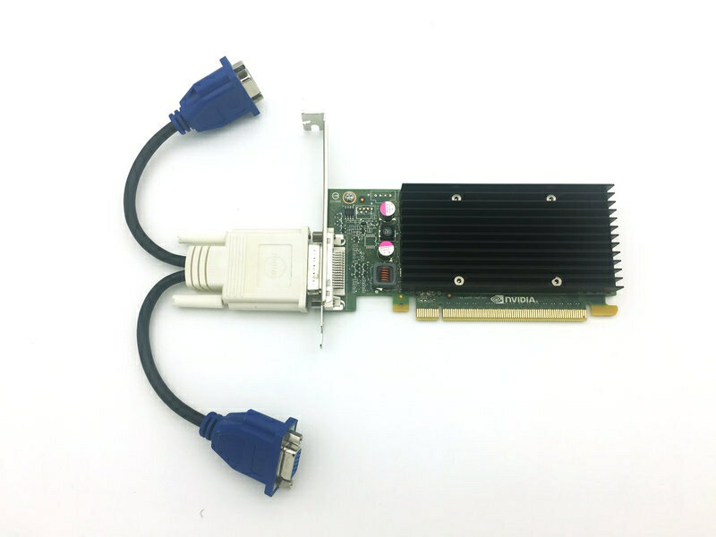 原裝顯示卡 Quadro NVS300 512M雙屏顯卡多屏拼接分屏擴充套件保修一年