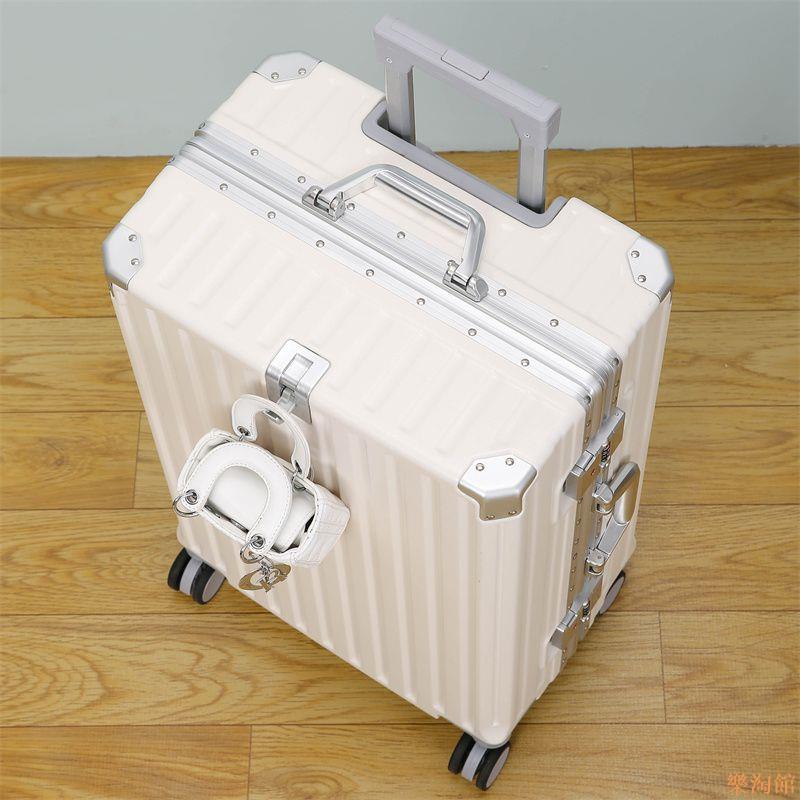 水杯架行李箱24寸拉桿箱女靜音萬向輪加厚旅行密碼箱大容量26寸男