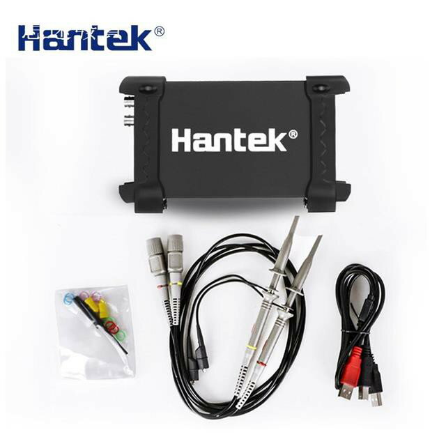 免運 示波器 手持式 漢泰 hantekHantek6022BE6022BL 電腦 usb 虛擬示波器 邏輯分析儀 清涼一夏鉅惠