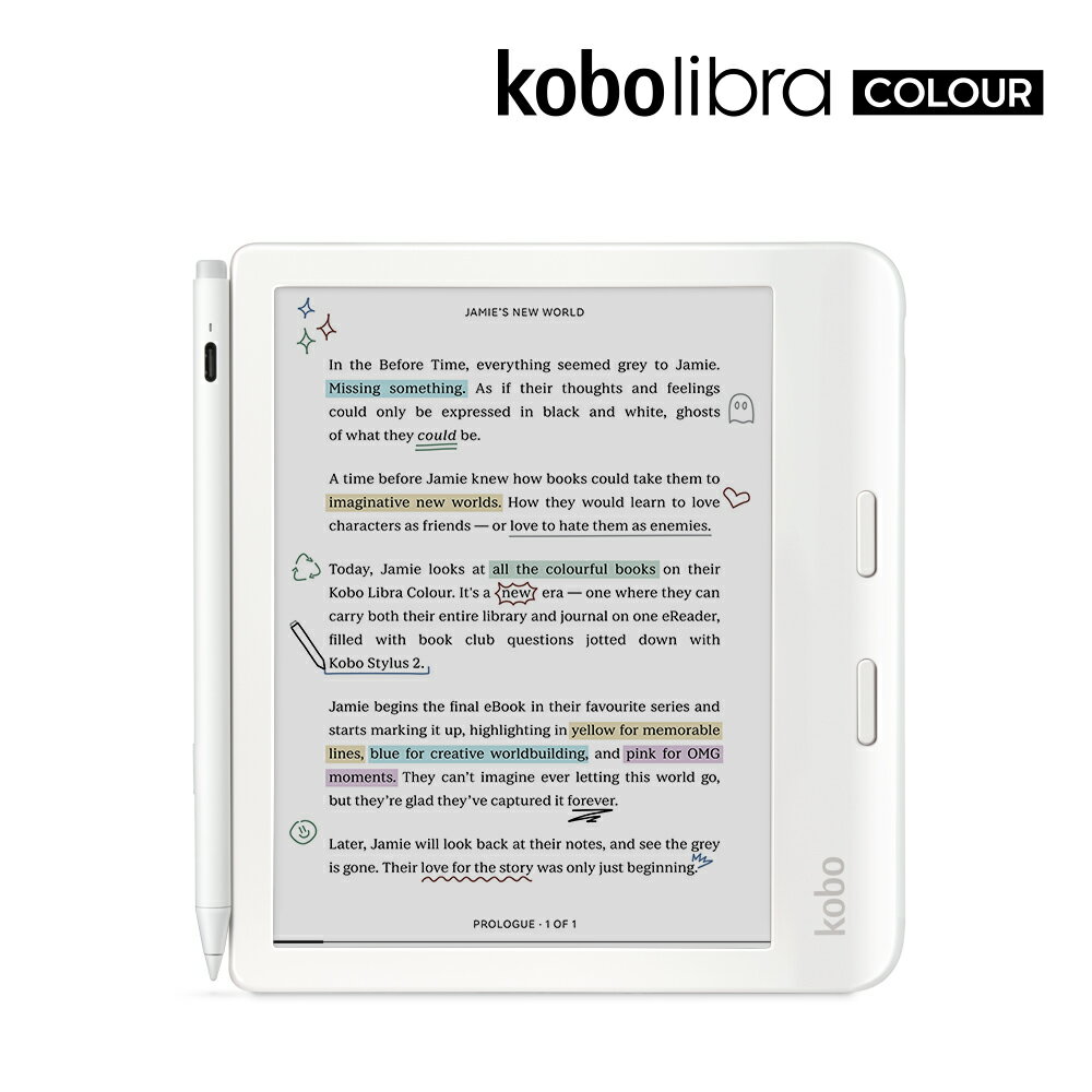 Kobo Stylus 2 觸控筆 | 白【適用 Kobo Sage / Kobo Elipsa / Kobo Elipsa 2E/Libra Colour】 3