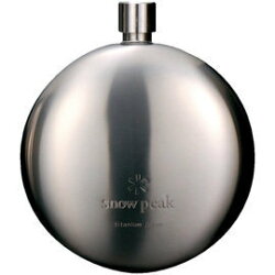 ├登山樂┤日本Snow Peak 鈦金屬凸圓形酒壺 190 ml 酒瓶 # T-015