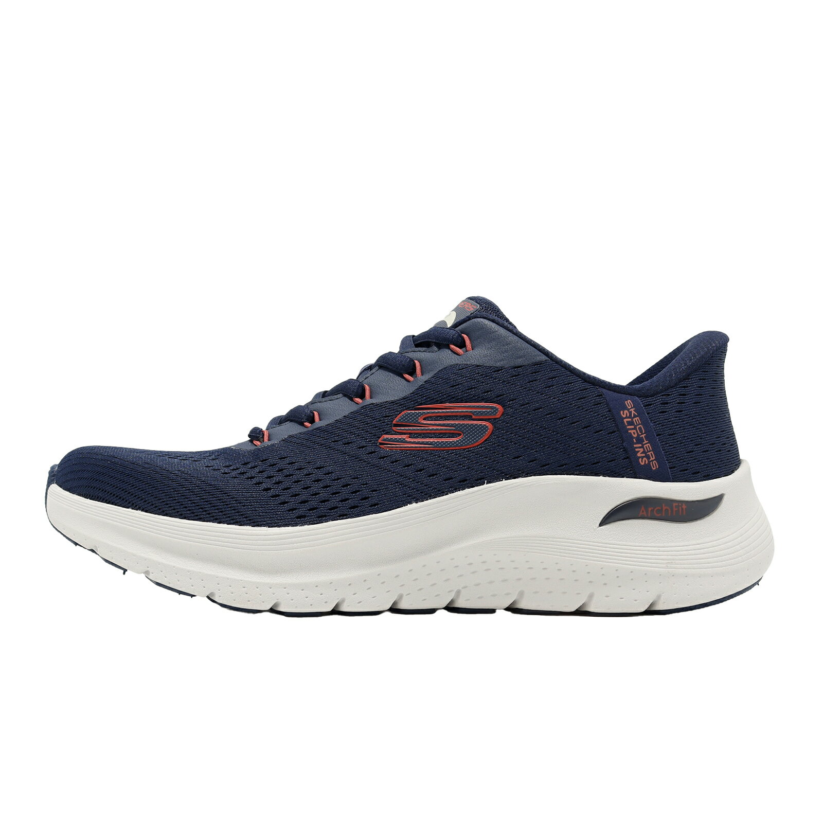 Skechers 休閒鞋 Arch Fit 2.0 Slip-Ins 男鞋 藍 回彈 瞬穿科技 232712NVRD