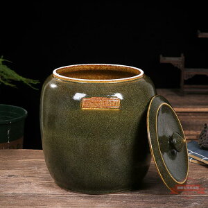 面粉桶陶瓷家用米桶有蓋米缸20/30/50/100斤油缸酒水缸茶缸腌菜缸