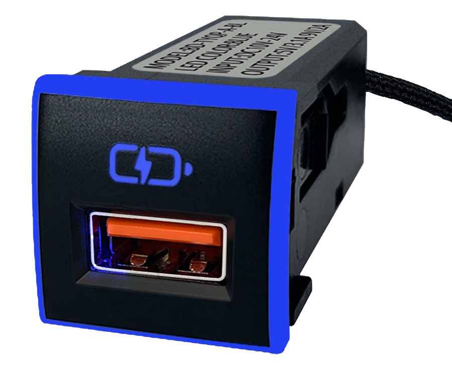 【CARSTER】TOYOTA豐田 崁入式充 小型單孔車充 免挖孔3.0快充「附翹棒」 0