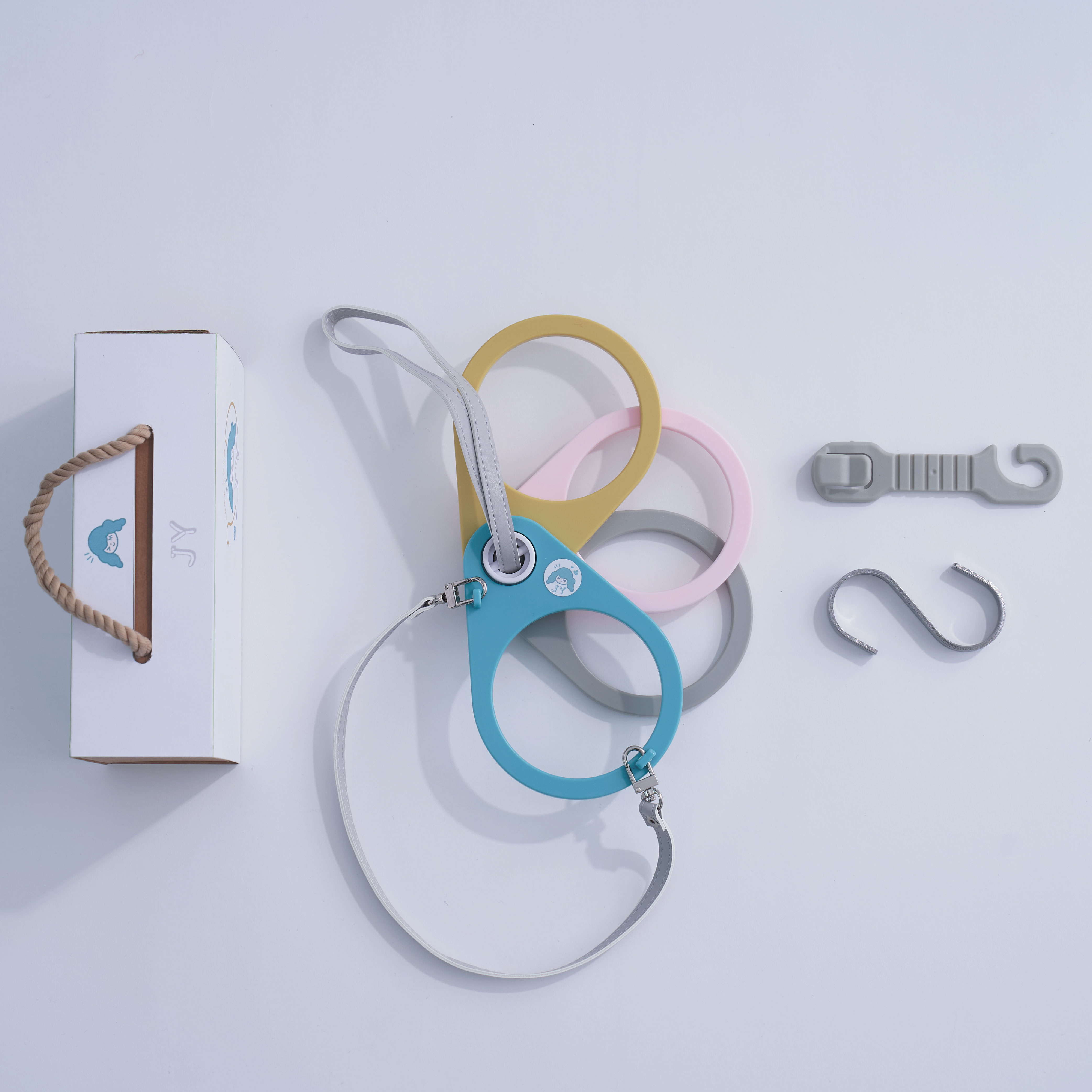 JY｜多功能水滴杯架｜一次提取4杯飲料｜1入組 3