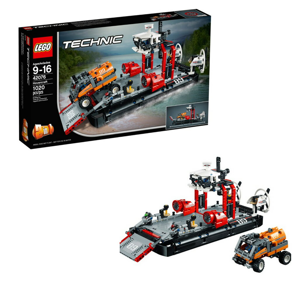 LEGO 樂高 TECHNIC 科技系列 Hovercraft 氣墊船 42076