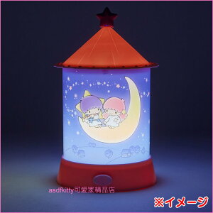 asdfkitty可愛家☆雙子星月亮室內擺飾燈/小夜燈/氣氛燈-日本正版商品