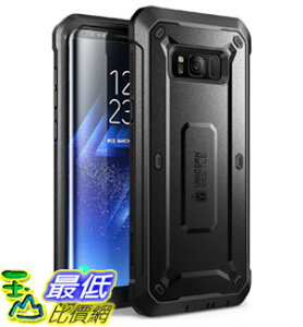 [107美國直購] 手機保護殼 Galaxy S8+ Plus Case, SUPCASE Full-body Rugged Holster Case with Built-in Screen Protector