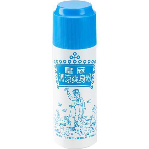 皇冠 清涼爽身粉-180g/瓶(藍罐) [大買家]