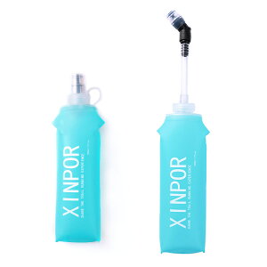 XINPOR運動軟水壺越野跑步戶外可折疊旅行水瓶便攜健身水杯馬拉松
