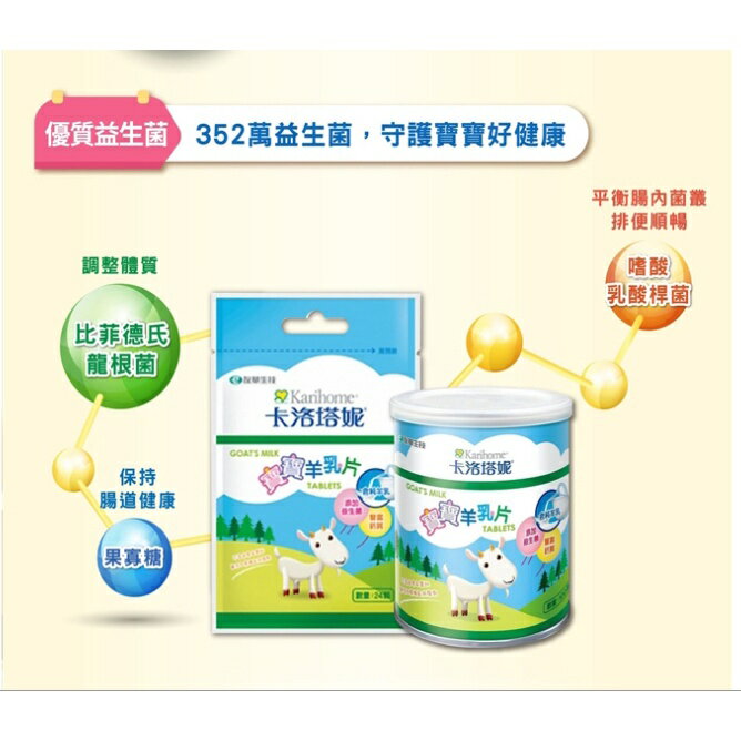 卡洛塔妮 寶寶羊乳片 100顆/罐 1