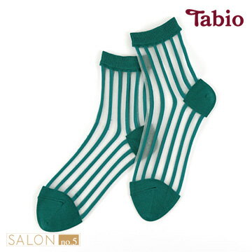 靴下屋Tabio 潮流條紋透明短襪