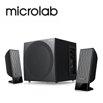 <br/><br/>  全新公司貨【Microlab】M-300 撼音美聲2.1聲道多媒體音箱系統 低頻厚實澎湃；高音清澈透亮，遊戲及聆聽音樂首選<br/><br/>