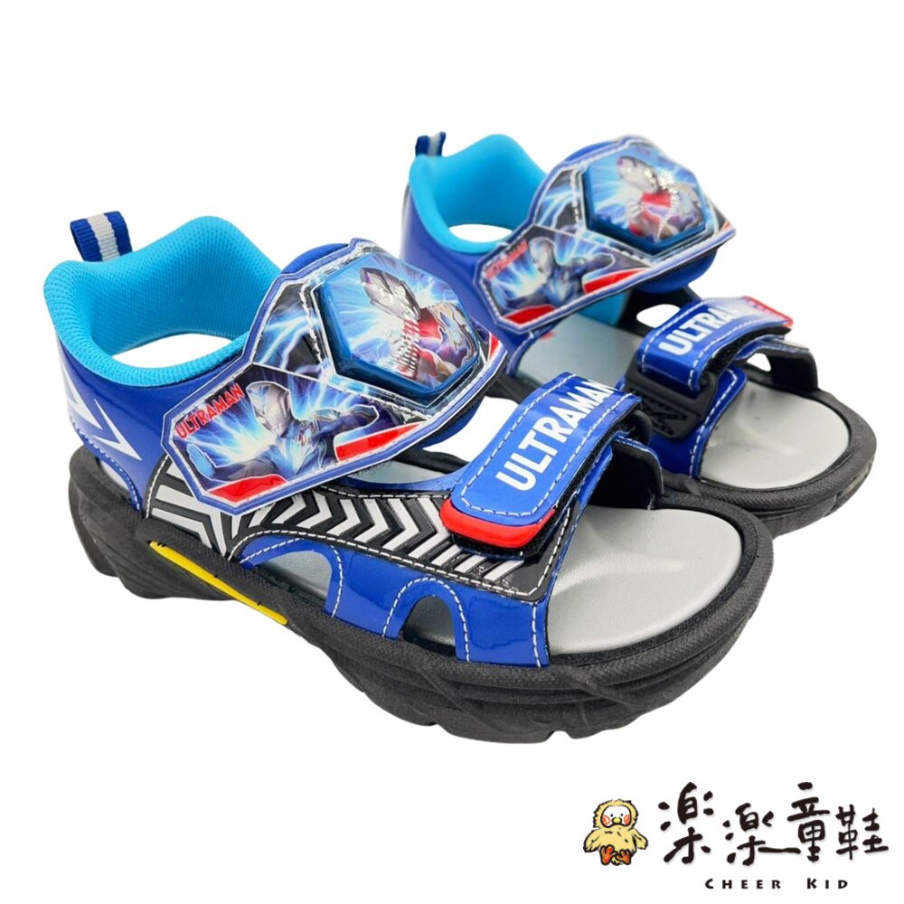 台灣製超人力霸王電燈涼鞋 - 童鞋 電燈涼鞋 嬰幼童鞋 嬰幼鞋 涼鞋 男大童 電燈鞋 男童鞋 卡通童鞋 台灣製童鞋 燈鞋 閃燈鞋 大童鞋 超人力霸王 超人