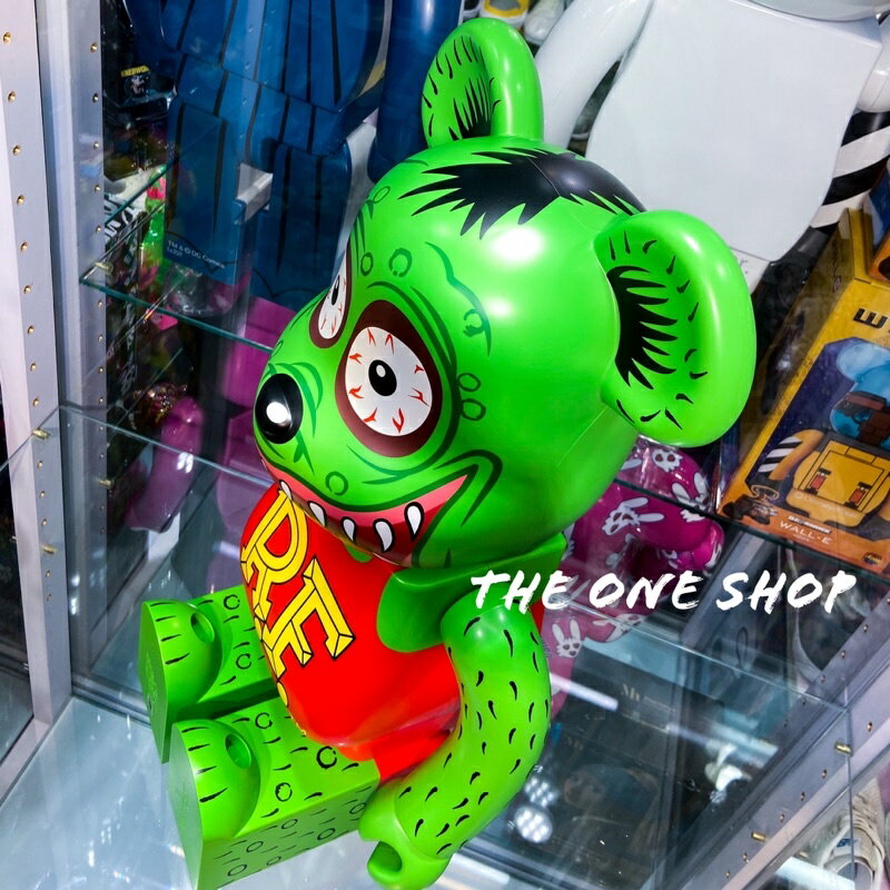 TheOneShop BE@RBRICK Rat Fink TM 芬克鼠老鼠芬克老鼠芬克庫柏力克熊