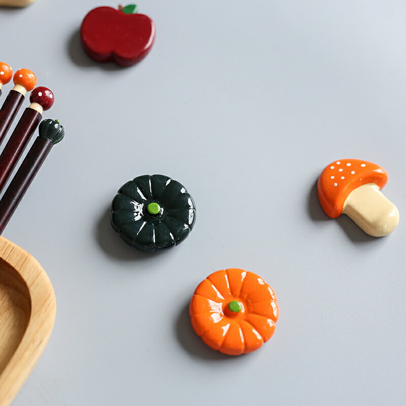 北歐風ins家居水果陶瓷筷子架托創意可愛陶瓷家用筷枕筷托湯匙托