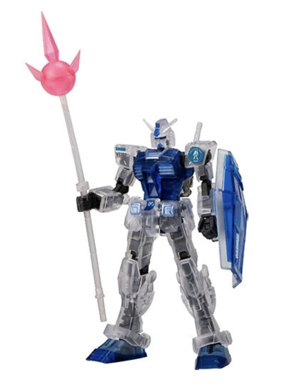 萬代 東京臺場鋼彈基地限定版扭蛋 CAPSULE ACTION GUNDAN RX-78-2 可動轉蛋玩具 9公分高