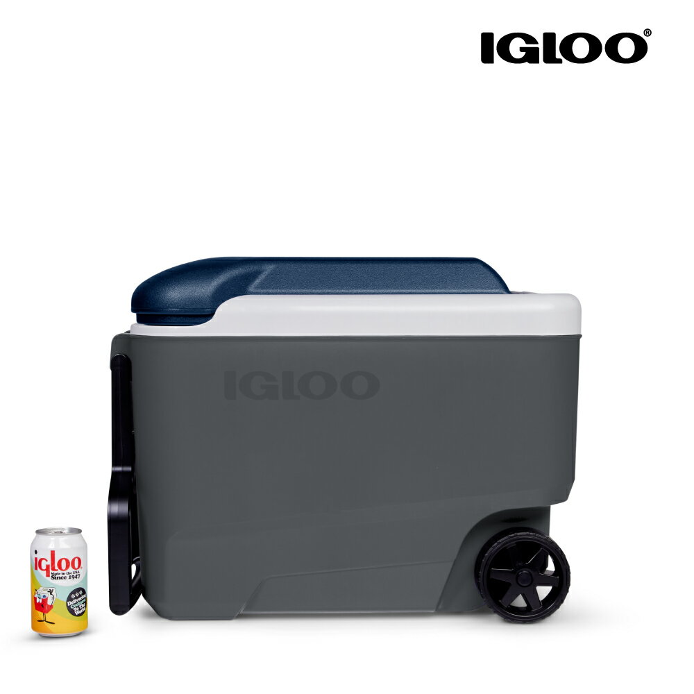 IGLOO MAXCOLD 系列五日鮮 40QT 拉桿冰桶 34226 / 城市綠洲 (保鮮 保冷 露營 戶外 保冰 冰桶 烤肉)