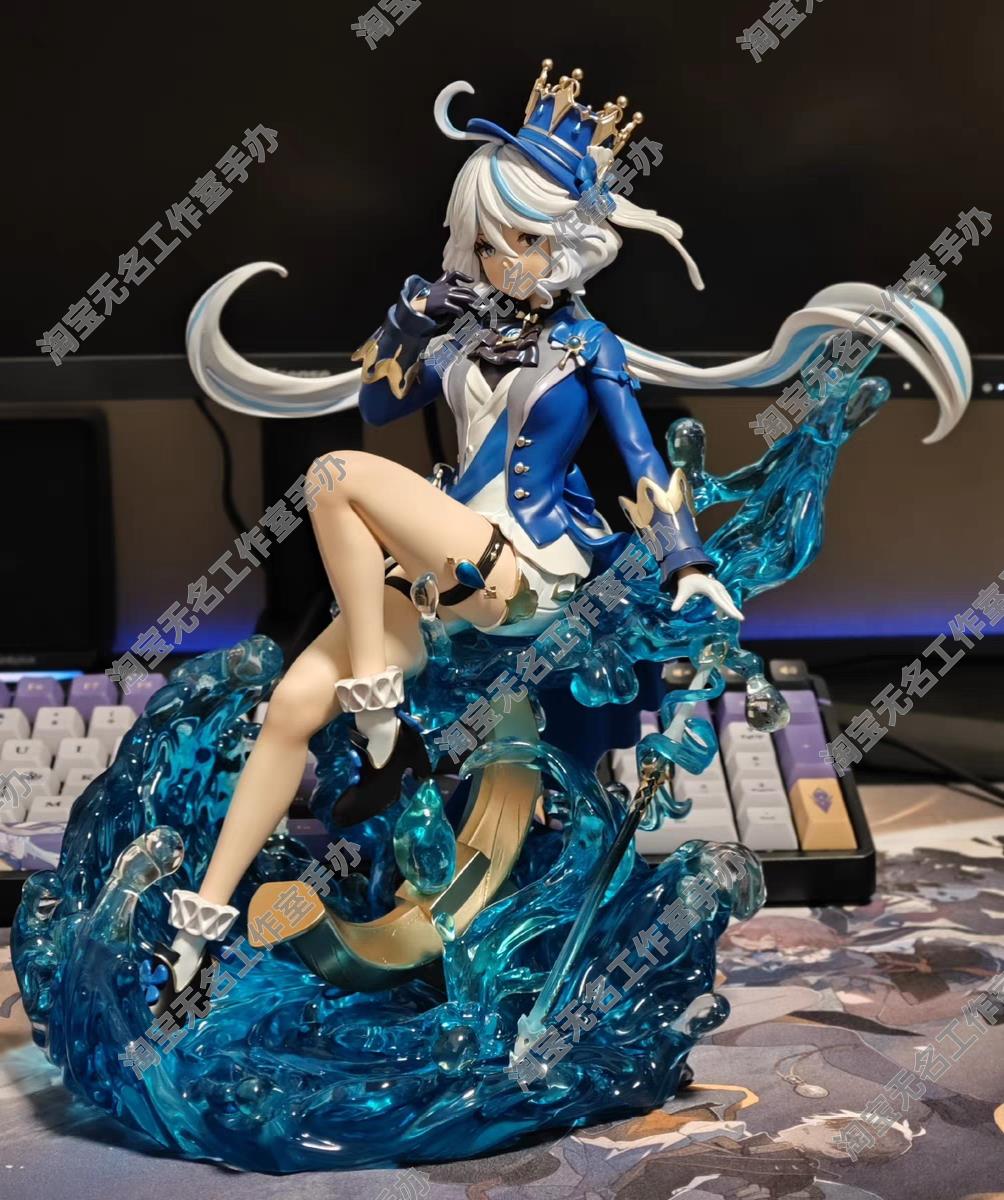【諮詢客服驚喜多多】動漫手辦雕像模型擺件玩具gk遊戲原水神芙寧娜美女可動生日禮物光
