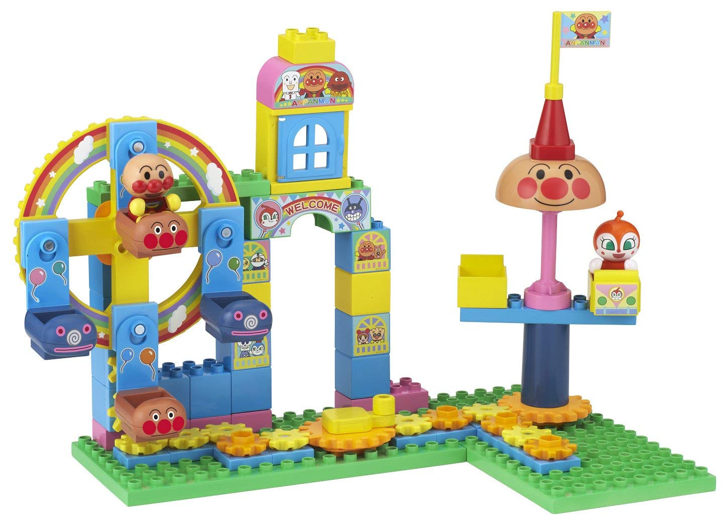 全新 日本正版 BANDAI 麵包超人摩天輪  親子同樂 禮物 日本必買代購