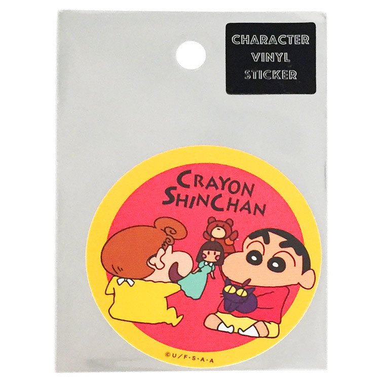 【震撼精品百貨】蠟筆小新_Crayon Shin-chan~蠟筆小新角色貼紙-小新與小葵*40874