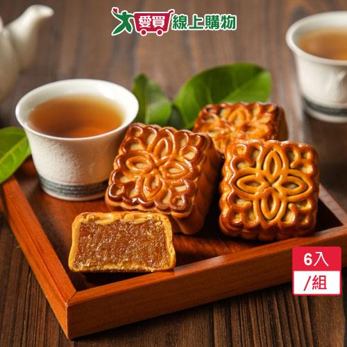 廣式月餅-鳳梨6入/組(60克/個)【愛買】