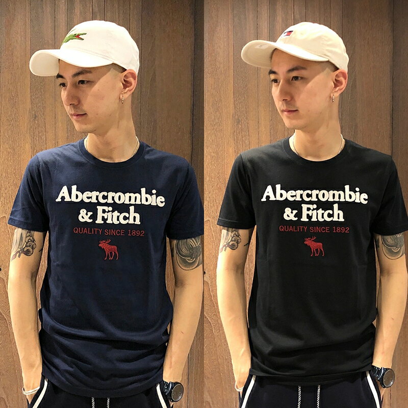 美國百分百【全新真品】Abercrombie & Fitch T恤 AF 短袖 T-shirt 短T logo AW13
