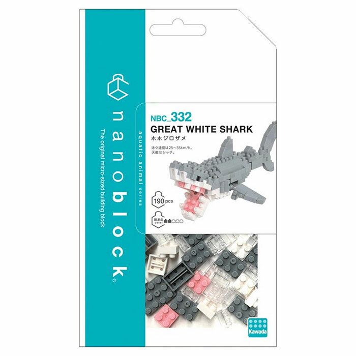 《Nanoblock 迷你積木》NBC_332 大白鯊 東喬精品百貨