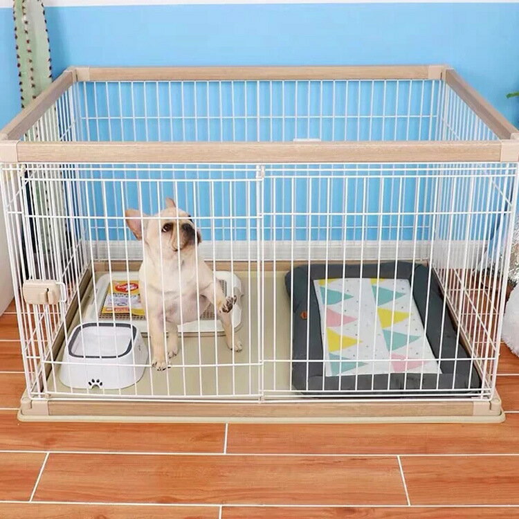 【喜挖】愛麗思狗籠子狗圍欄法鬥中小型犬愛麗絲室內狗籠狗狗柵欄木籠