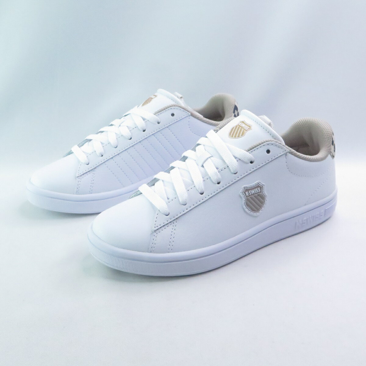 K-SWISS 94412918 Court Shield II 女休閒鞋 白/淺棕【iSport愛運動】