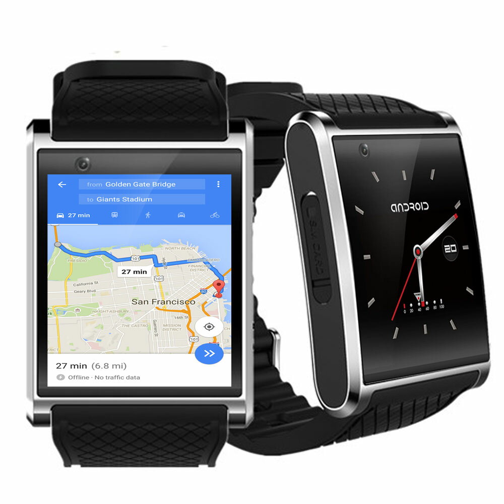 indigitech: Bluetooth 4.2 Sync Android 5.1 SmartWatch (1.54-inch AMOLED ...
