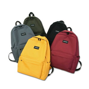 韓版 時尚 雙肩 大容量 電腦背包 經典學院風貼牌設計 輕鬆裝下各種物品 舒適提把，好拿好提 後背包