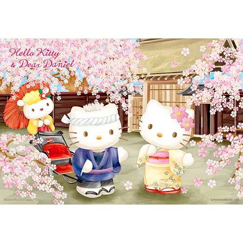 百耘圖 - HELLO KITTY【節慶系列】春分花見 300片拼圖 HP0300S-226