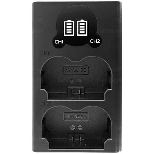 EC數位 ROWA 樂華 LCD 顯示雙槽充電器 FOR FUJIFILM NP-W235 雙充 Micro